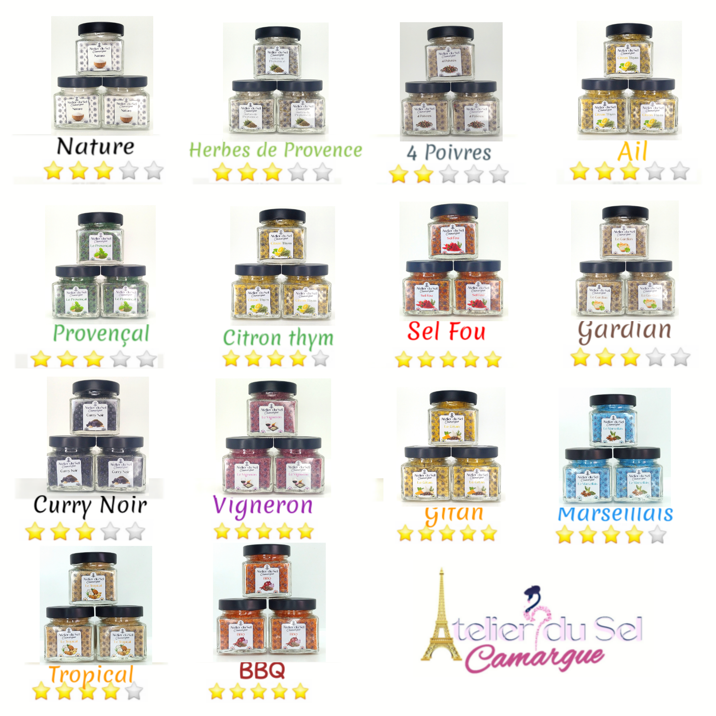 Atelier du Sel Camargue "Ail"