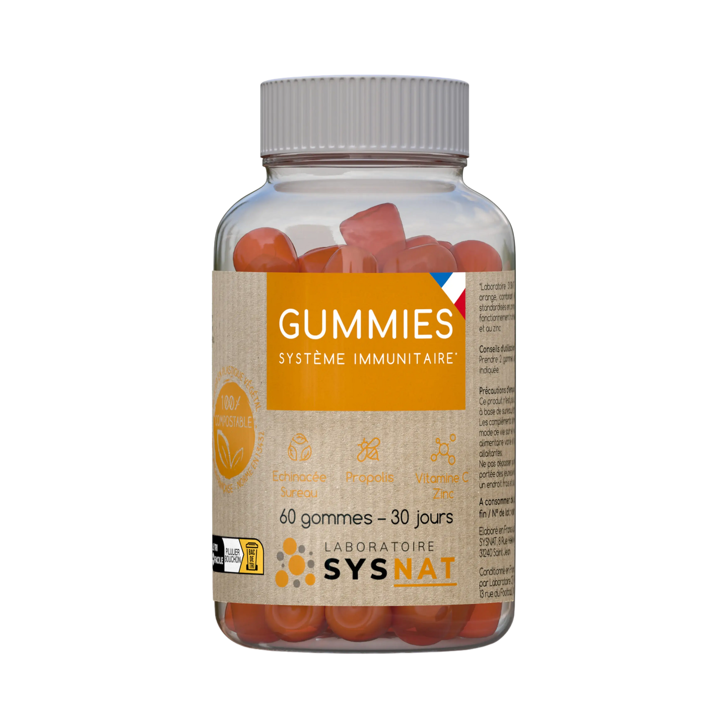 Laboratoire Sysnat Gummies Système Immunitaire