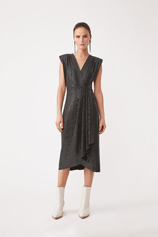 Suncoo Lurexkleid COSIMA