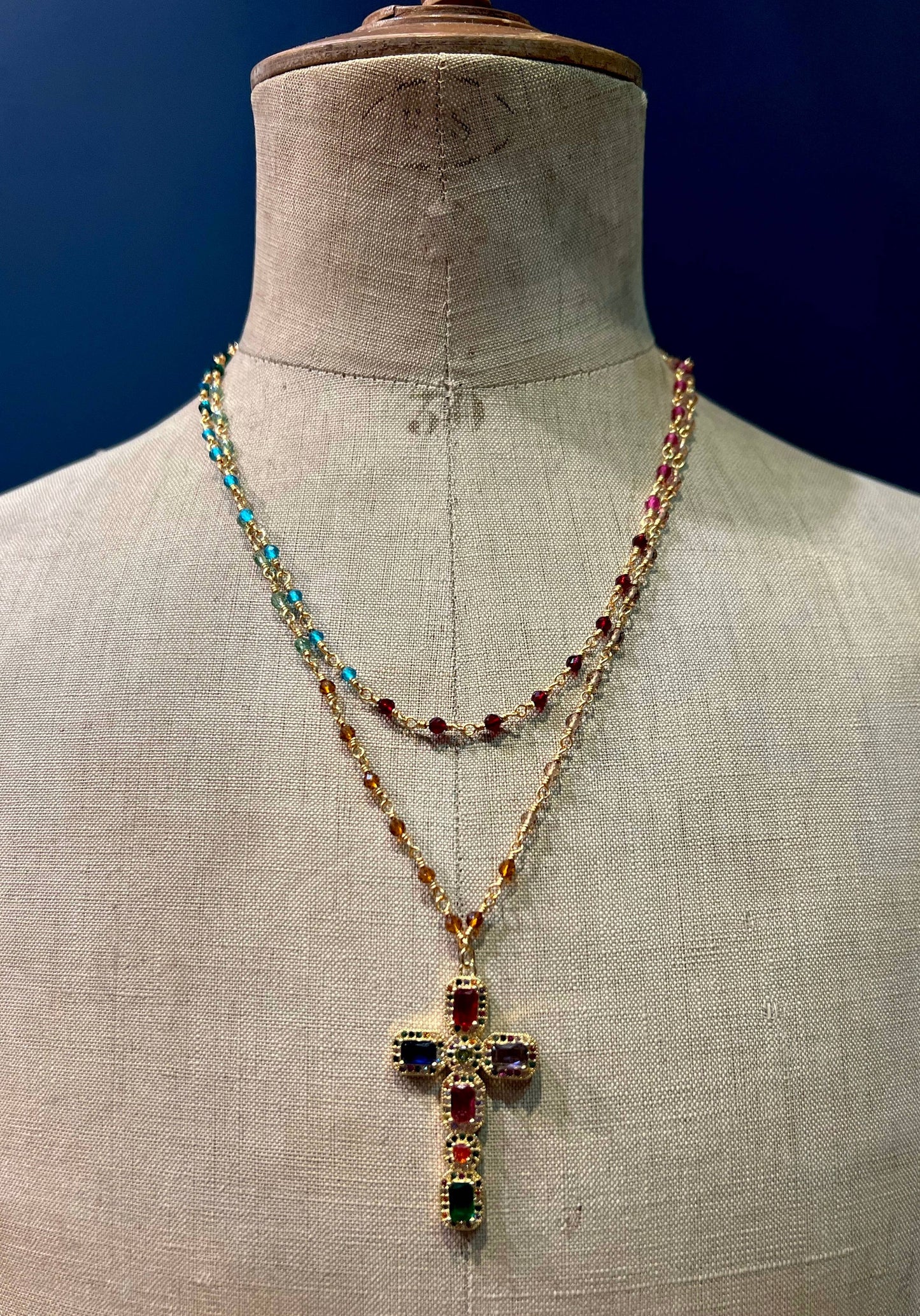 halskette giulietta kreuz lang