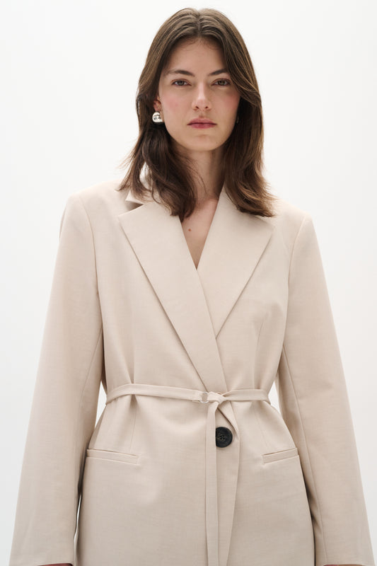 inwear_naxaIWbelt_blazer_ginger_root