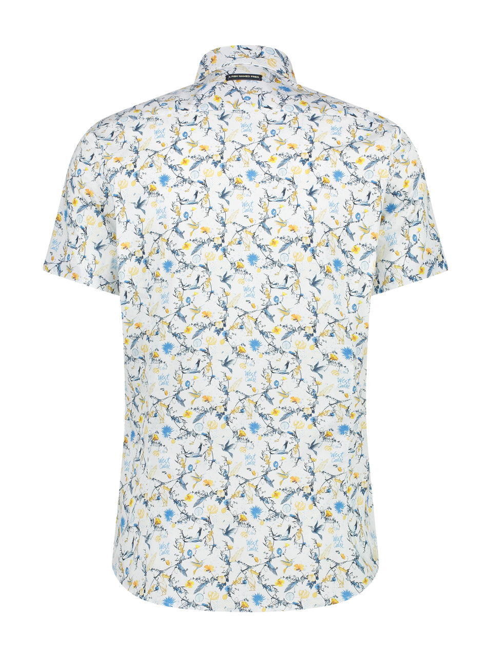 A Fish Named Fred Kurzarmhemd Pelikan Yellow