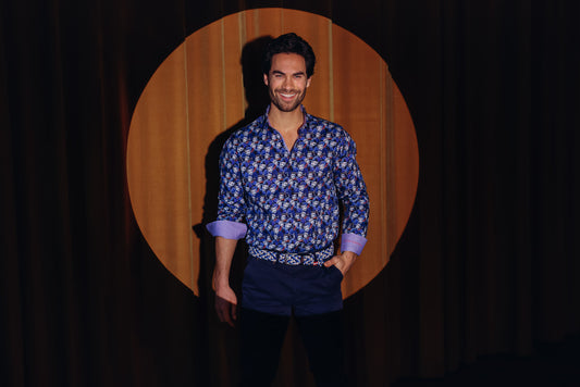 A Fish Named Fred Hemd Masks Darkblue