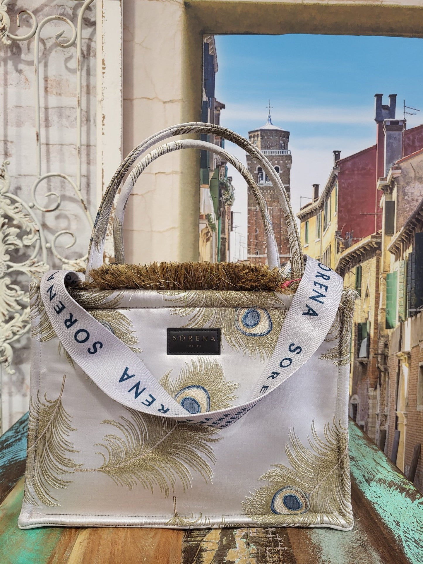 Sorena Medium Tote Bag PAGONA SILVER