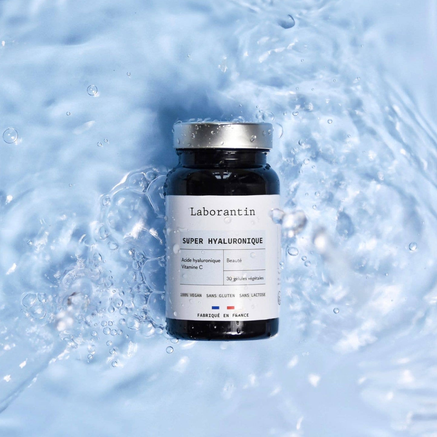 Laborantin Super Hyaluron mit Hyaluronsäure und Vitamin C – 30 Kapseln