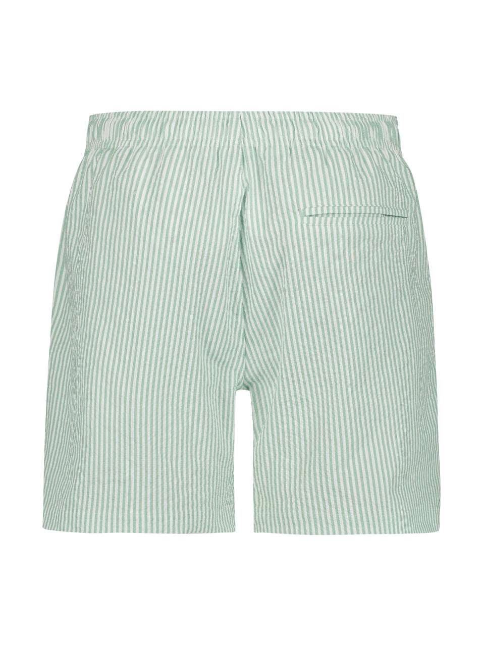 A Fish Named Fred Swimshort Seersucker Stripe Olive Green