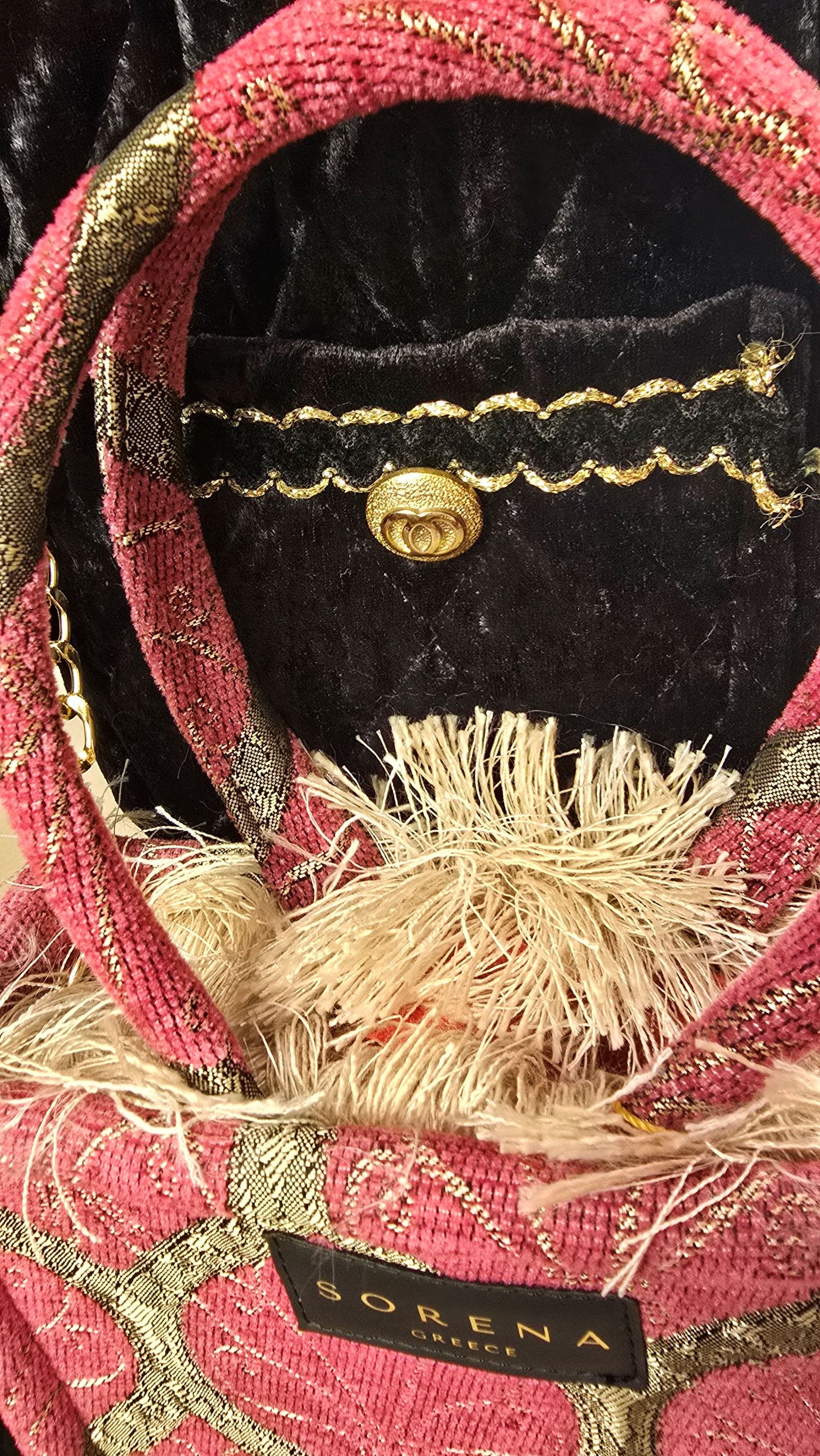 taschendetail vintagejacke mit sorenatasche