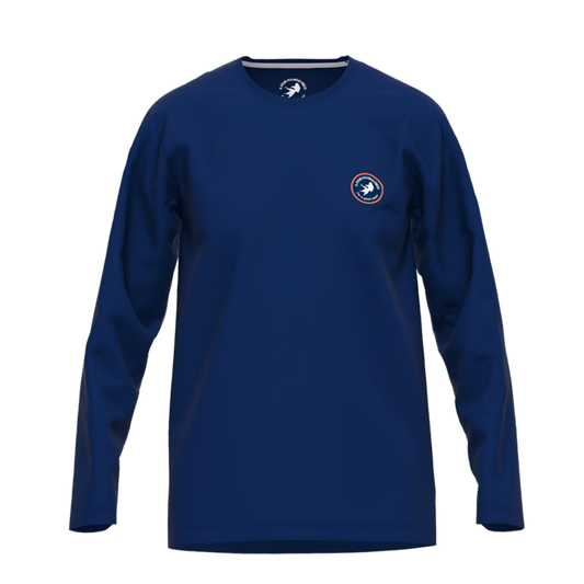 A Fish Named Fred Langarmshirt Navy