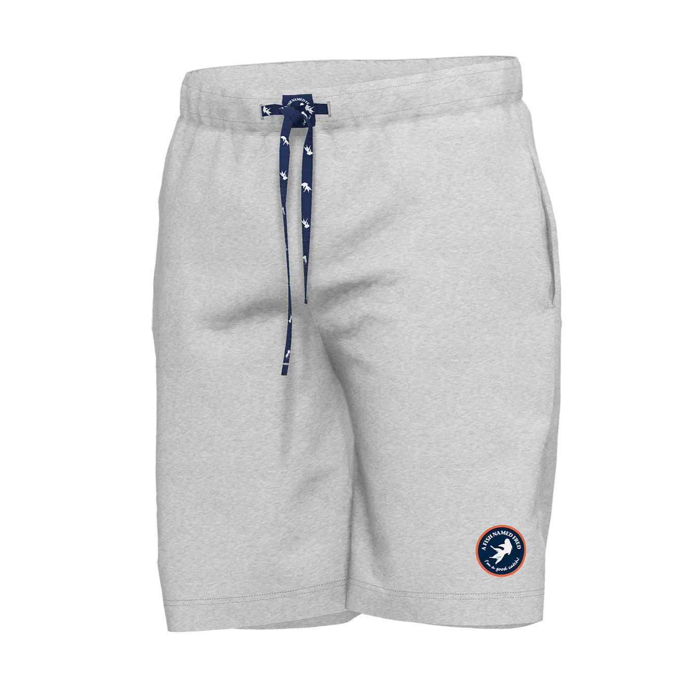 A Fish Named Fred Freizeit-Shorts Grau