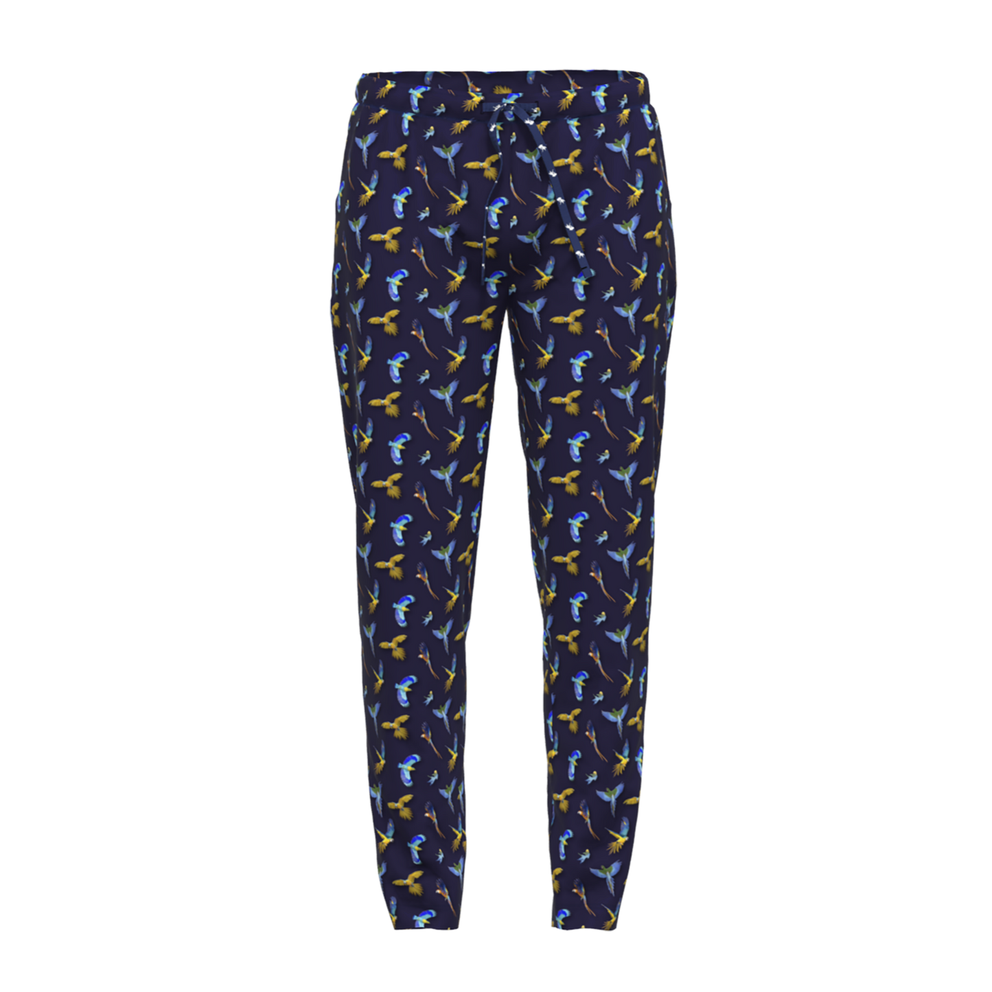 A Fish Named Fred Loungewear Hose Birds Navy