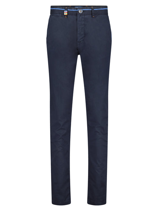 A Fish Named Fred Chino Peached Twill Navy