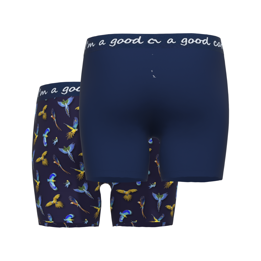 A Fish Named Fred Pants Birds Navy - 2er Pack