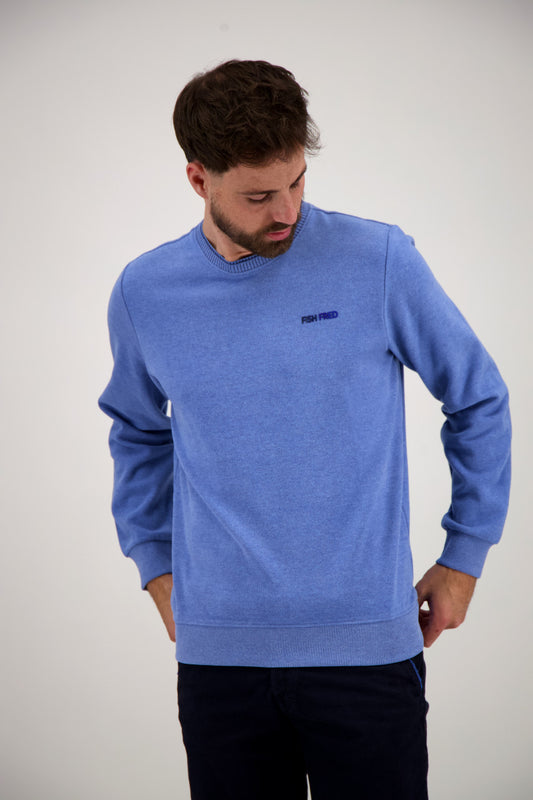 A Fish Named Fred Classic Pullover Light Blue