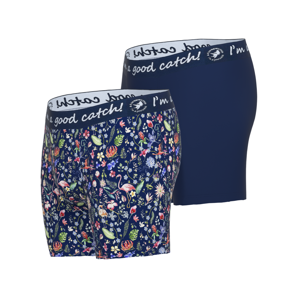 A Fish Named Fred Pants Flamingos - 2er Pack