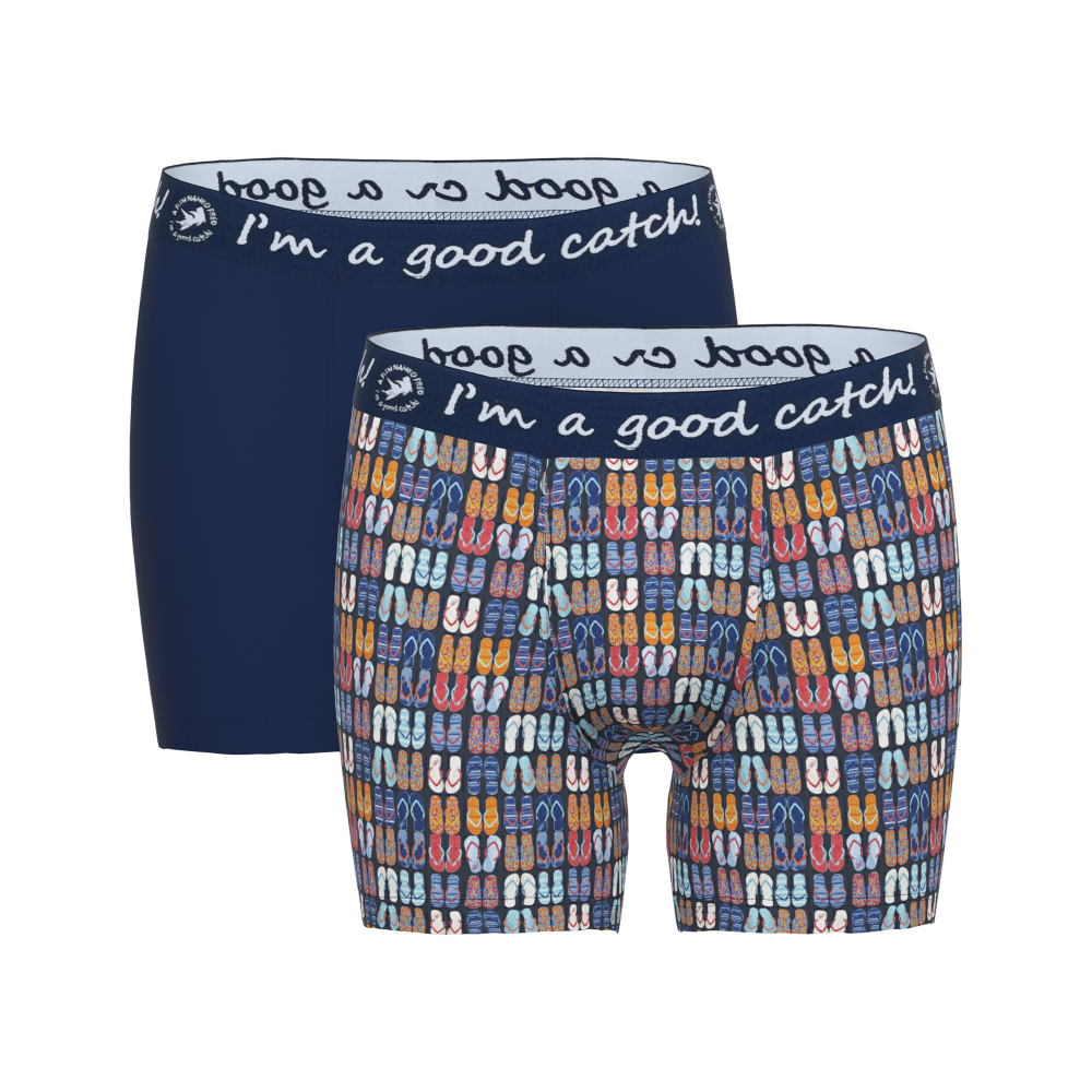 A Fish Named Fred Pants Flip Flops - 2er Pack