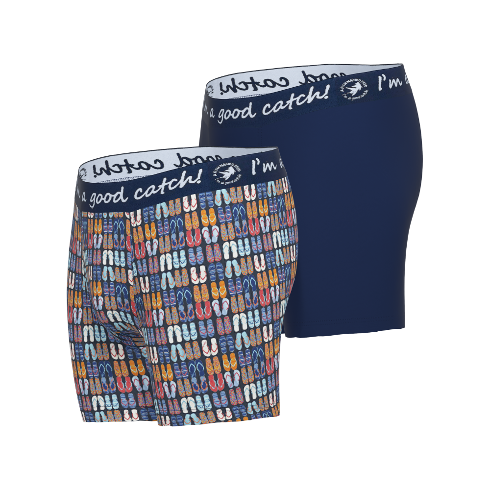 A Fish Named Fred Pants Flip Flops - 2er Pack