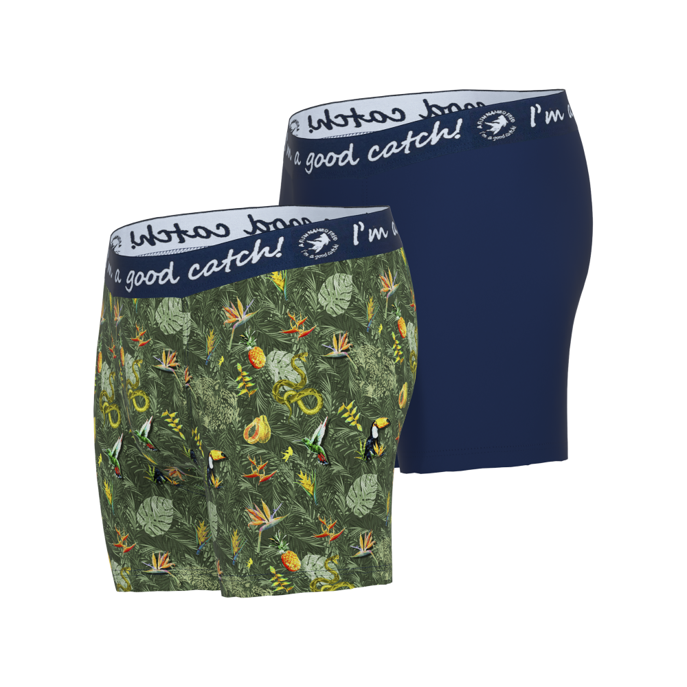 A Fish Named Fred Pants Jungle Forest Green - 2er Pack
