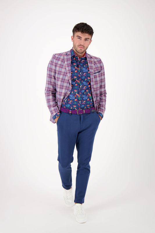 A Fish Named Fred Kurzarmhemd Jungle Navy