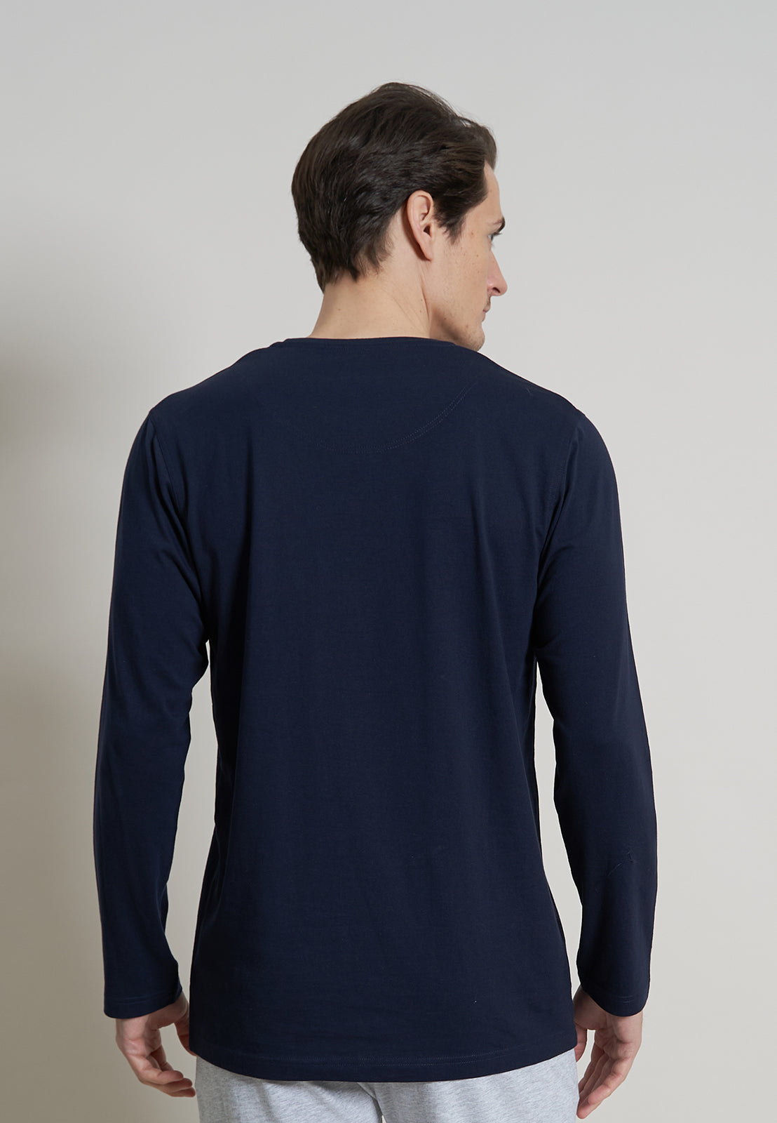 A Fish Named Fred Langarmshirt Navy