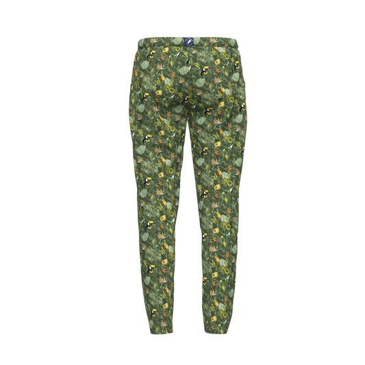 A Fish Named Fred Loungewear Hose Jungle Forest Green
