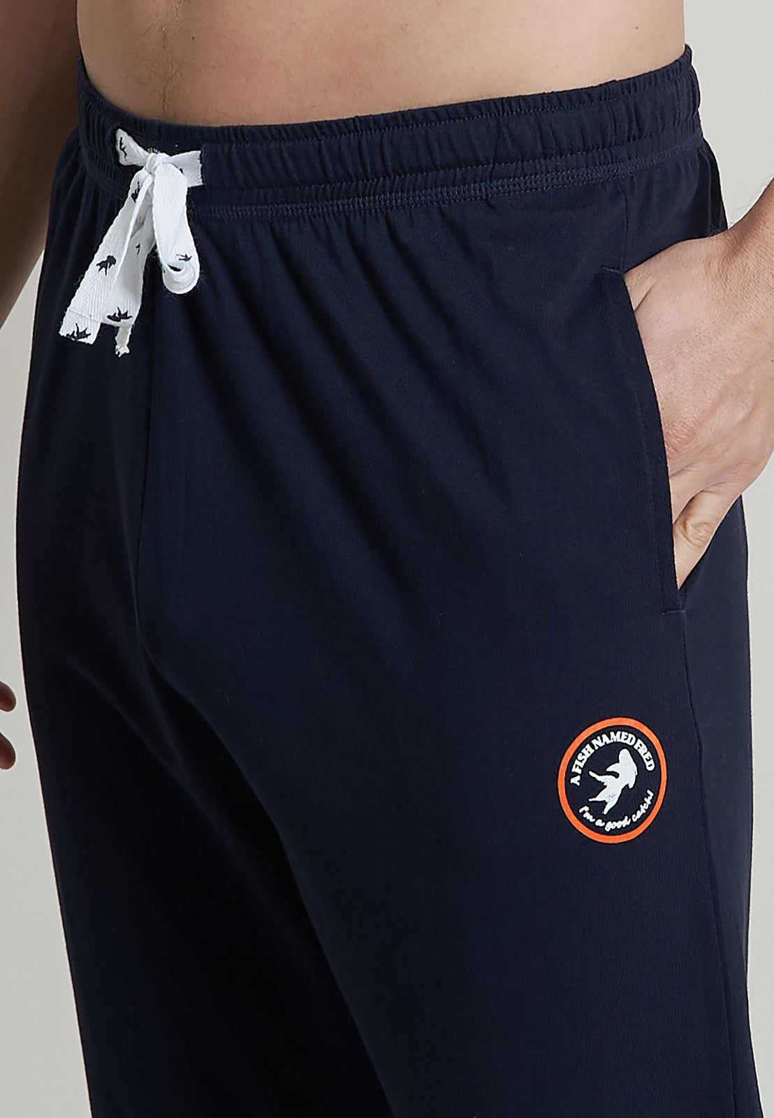 A Fish Named Fred Loungewear Hose Navy
