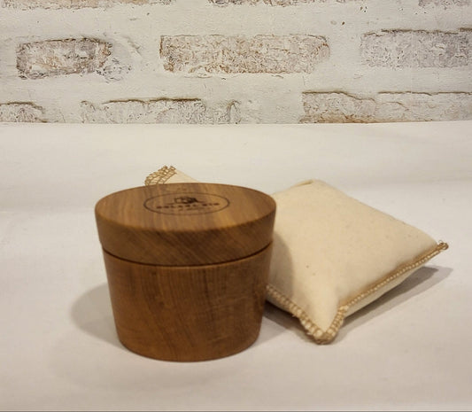 salzbehälter aus eichenholz