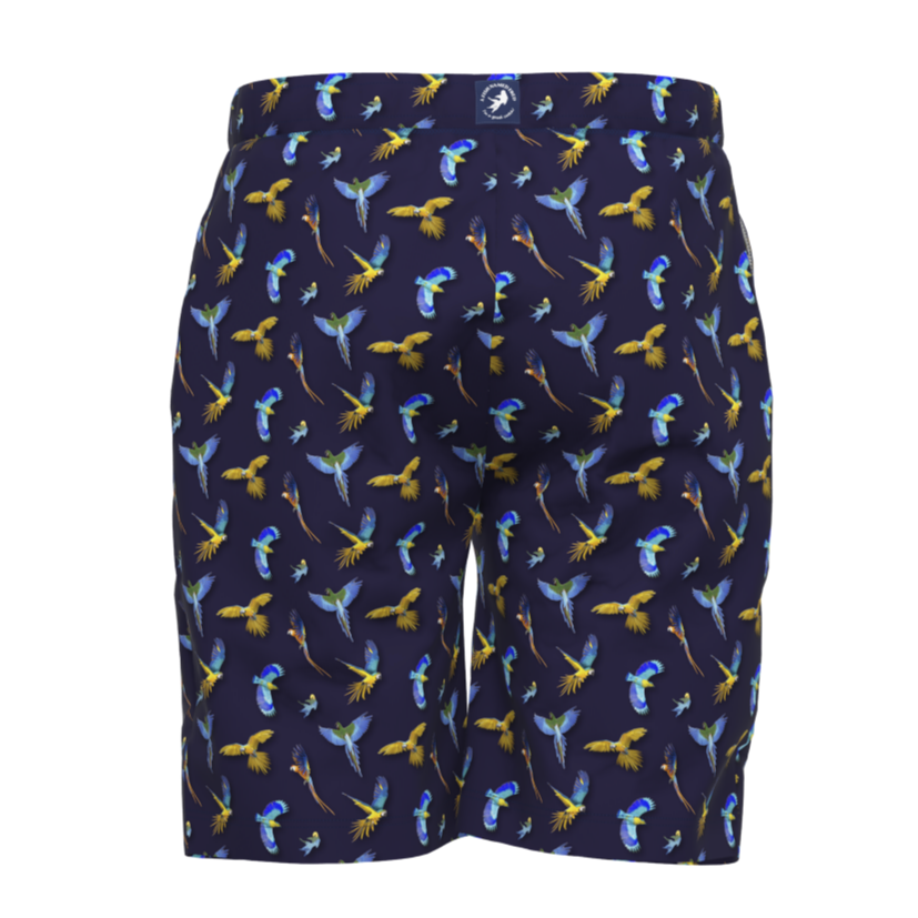 A Fish Named Fred Freizeit-Shorts Birds Navy