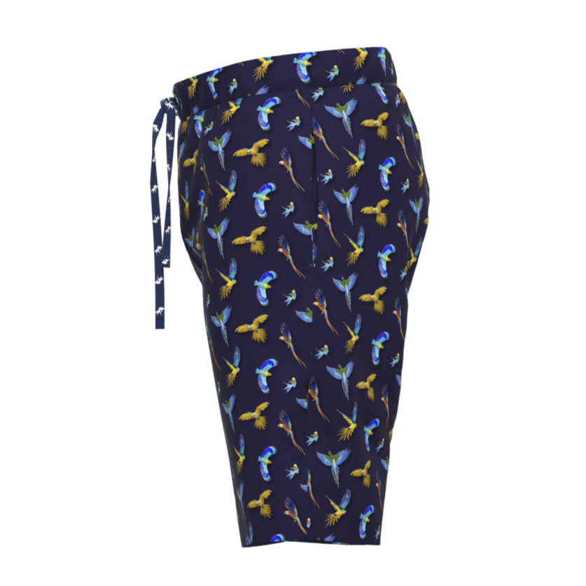 A Fish Named Fred Freizeit-Shorts Birds Navy