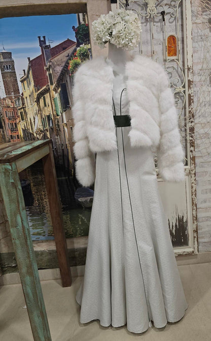 Choklate Paris – weiße Kunstfelljacke