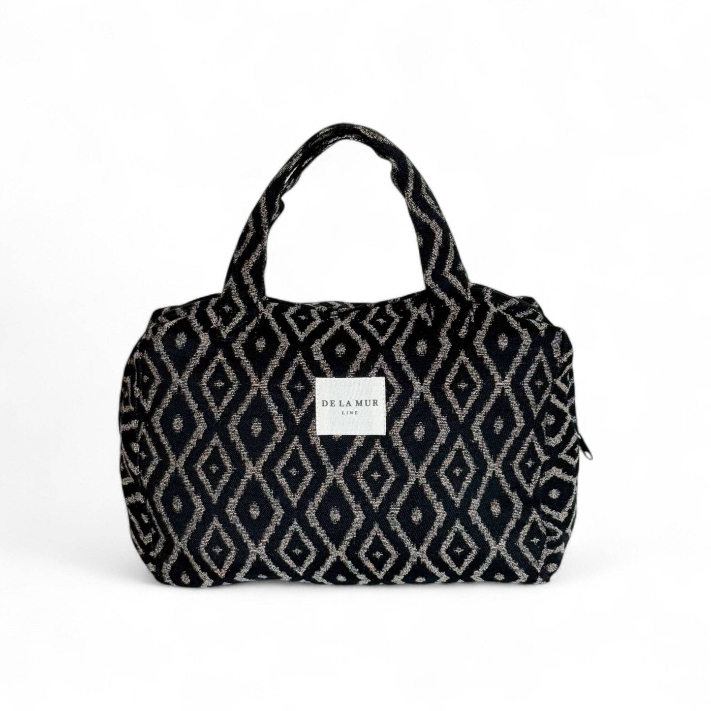 De La Mur Onix 2-in-1 Kosmetik- und Handtasche in Beige und Schwarz
