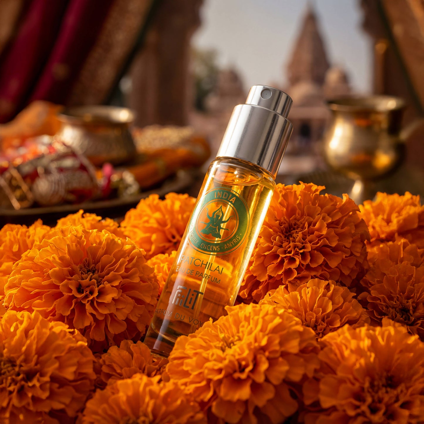 FiiLiT Patchilai India Eau de Parfum 11 ml im Holzetui