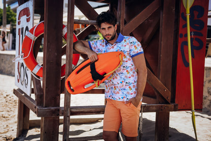 A Fish Named Fred Bermuda Garment Dye Coral