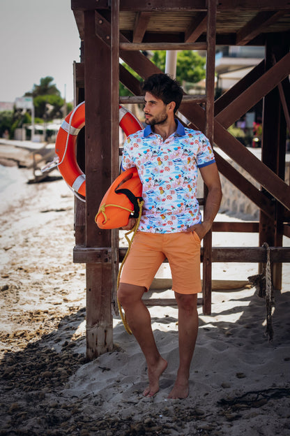 A Fish Named Fred Bermuda Garment Dye Coral