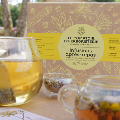 Bio-Teebox „Nach dem Essen“ – Le Comptoir d’Herboristerie