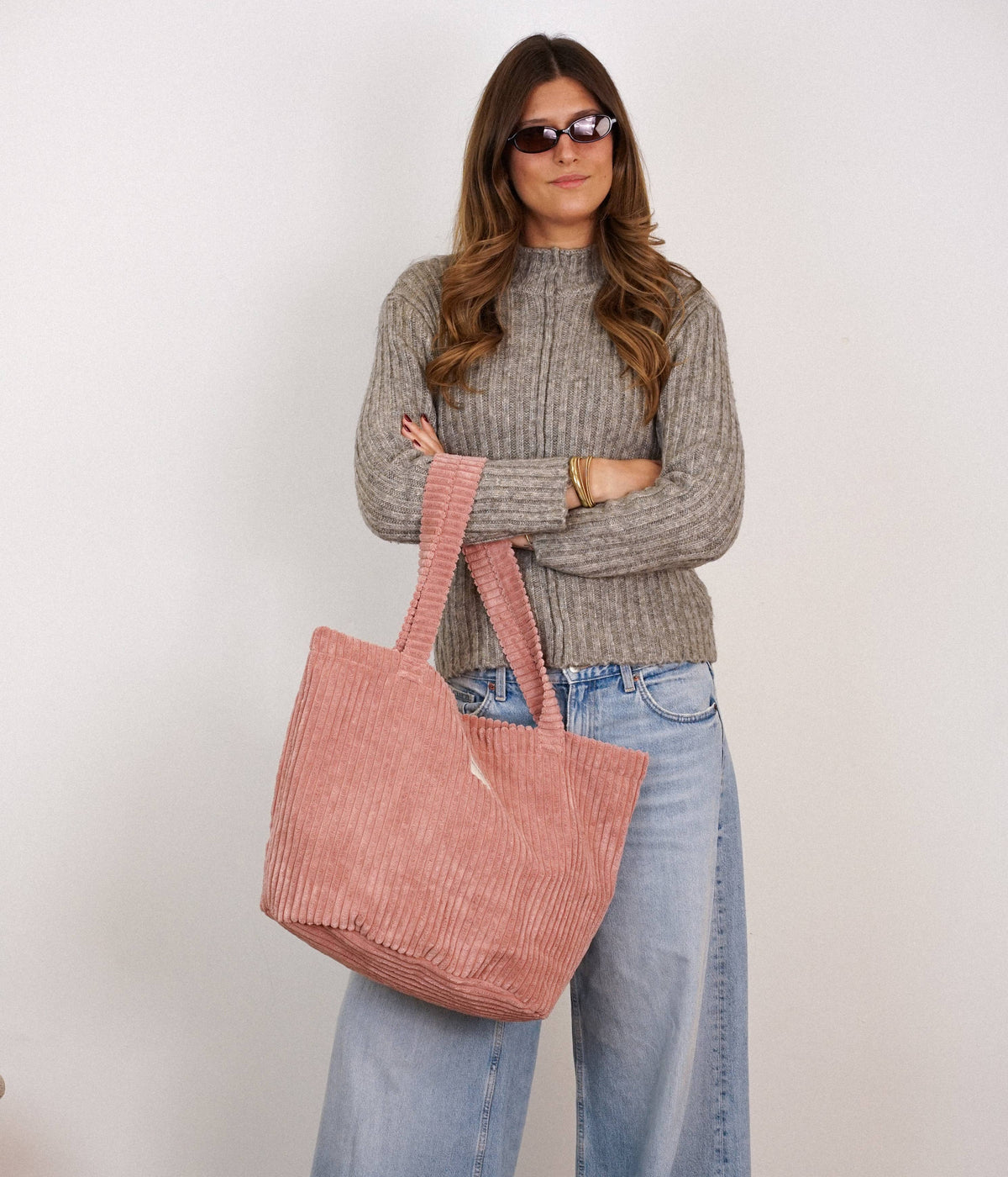 De La Mur Crepe Shopper in Altrosa