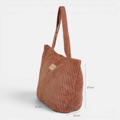 De La Mur Crepe Shopper in Altrosa