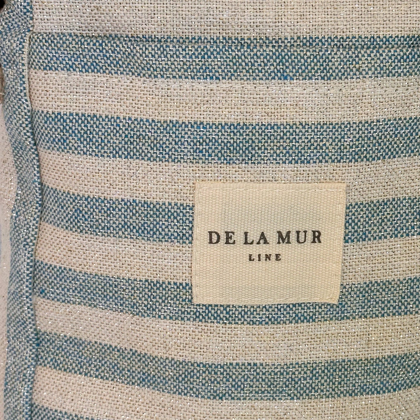 De La Mur Crossbody Tasche Lur, Detailaufnahme des Streifenstoffs