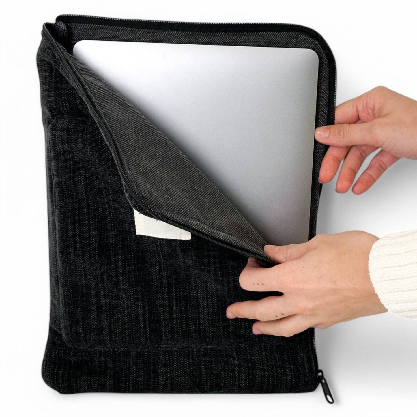 Gefütterte De La Mur Laptop-Hülle mit weichem Innenfutter