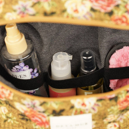 Große De La Mur Esme Kosmetiktasche mit Blumenmuster