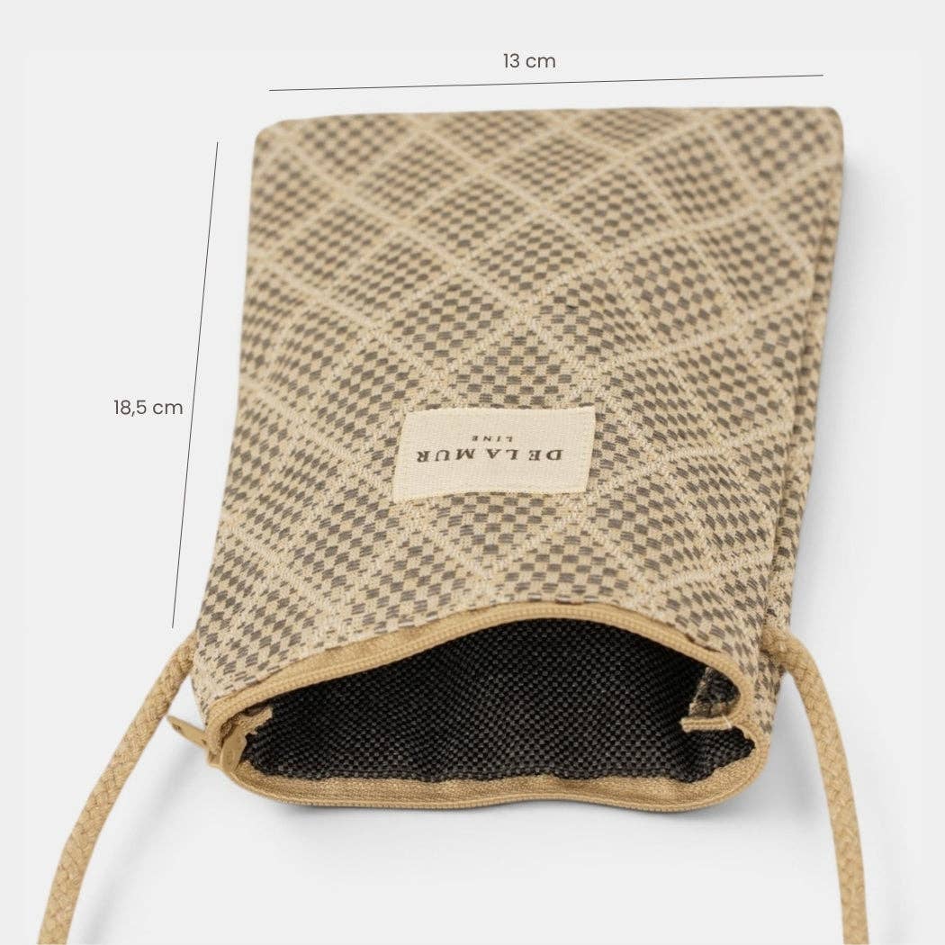 Kleine De La Mur Pant Handytasche mit geometrischem Muster