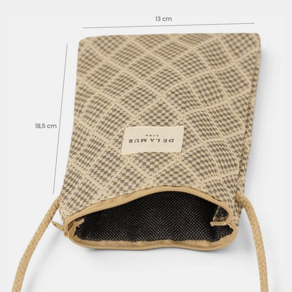 Kleine De La Mur Pant Handytasche mit geometrischem Muster