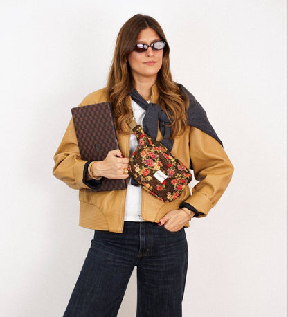 De La Mur Pepi Bauchtasche mit Blumenmuster