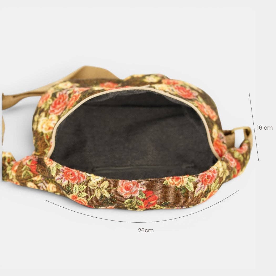 De La Mur Pepi Bauchtasche mit Blumenmuster
