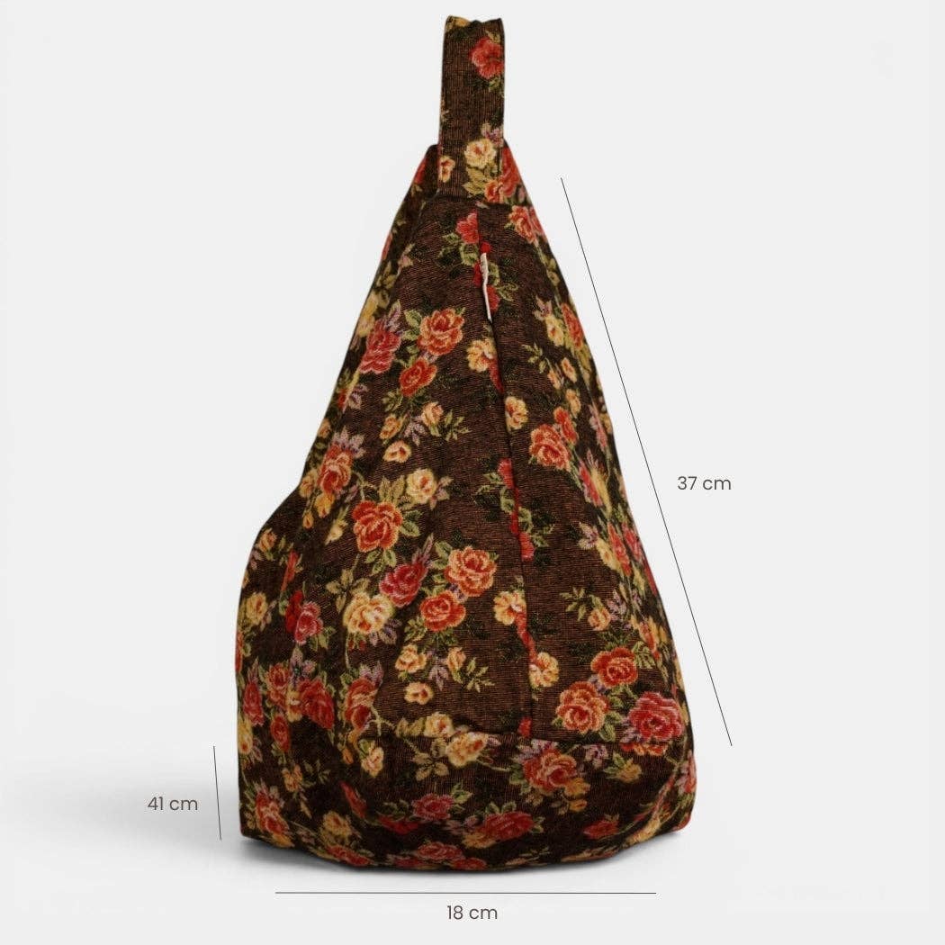 De La Mur Pepi Cookie Schultertasche mit Blumenmuster