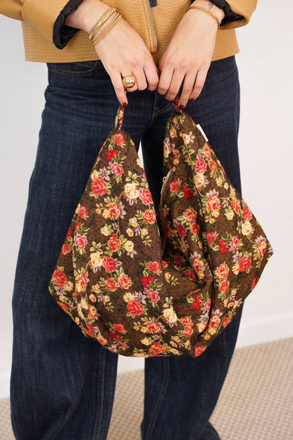 De La Mur Pepi Cookie Schultertasche mit Blumenmuster