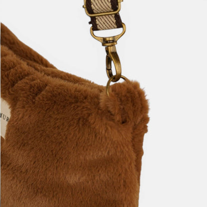 De La Mur Pile Clutch in Braun
