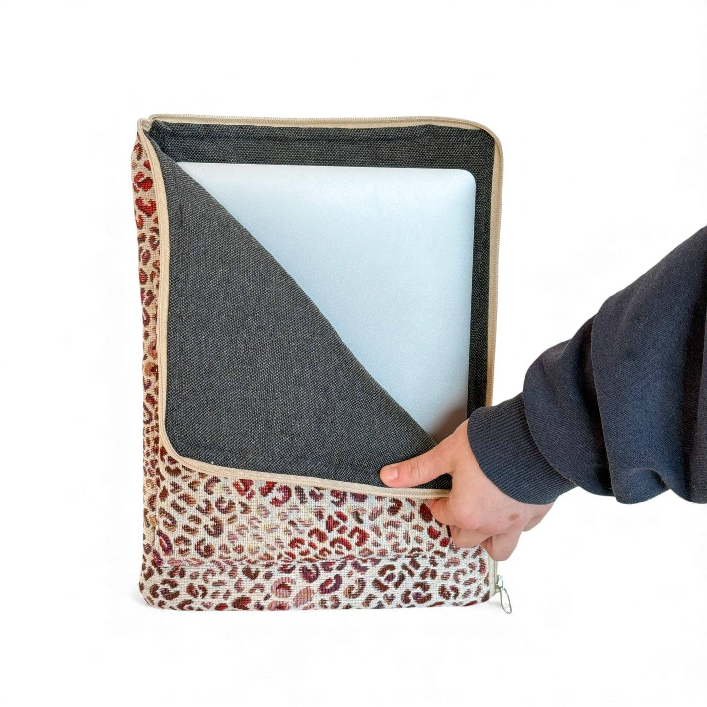 Gefütterte Laptop-Hülle von De La Mur mit weichem Innenfutter