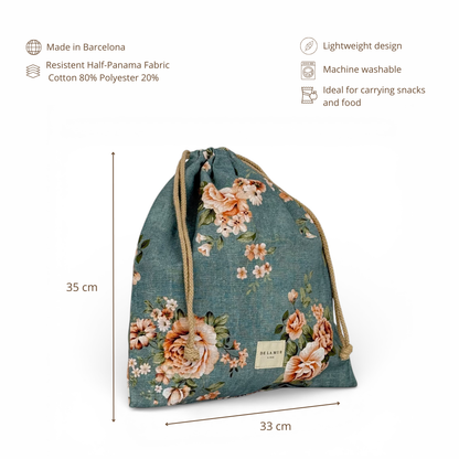 De La Mur – Snackbeutel Tivo mit Blumenmuster