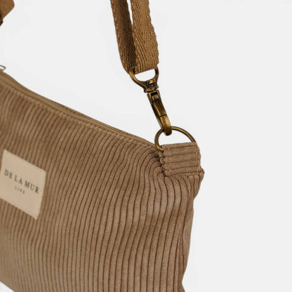 De La Mur Toast Clutch in Beige