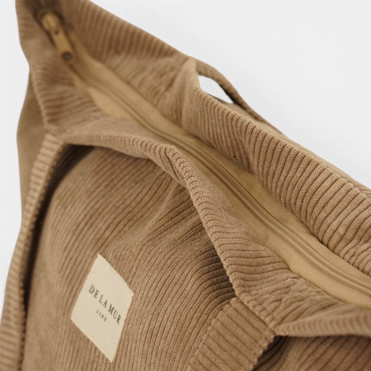 De La Mur Toast großer Cord Shopper in warmem Braun
